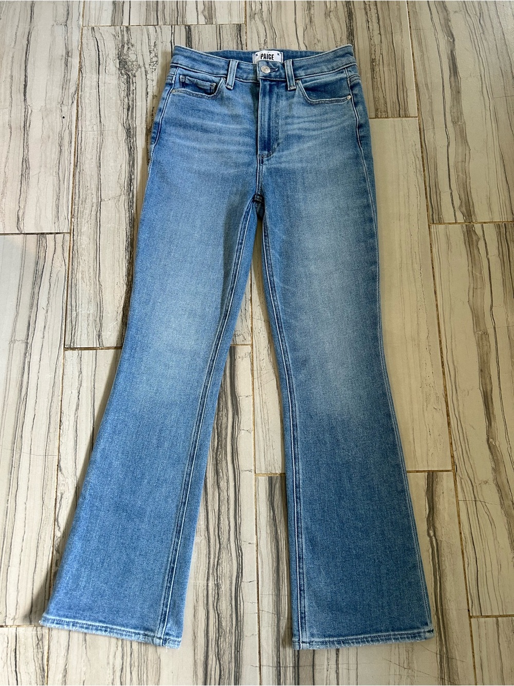 EUC Paige Claudine High Rise Ankle Flare Jeans in Persona - Picture 5 of 16